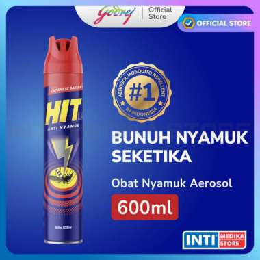 HIT - Aerosol Spray Anti Nyamuk & Kecoa| Semprotan Nyamuk Baygon 600ml Japanese Sakura