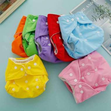 OEM ONE - P1 POPOK Bayi Kain Kancing Cloth Diaper Clodi Bayi Dapat Dicuci / Popok Polos INSERT POPOK