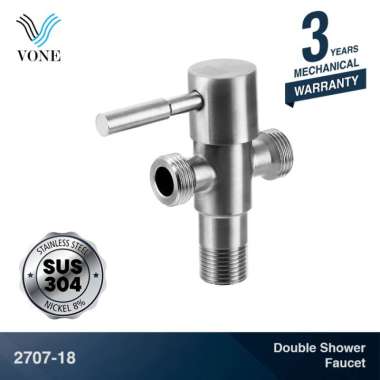 VONE Kran Shower Bidet Jetshower Stop Keran Toilet Kloset Mandi Stainless SUS 304 2707-18