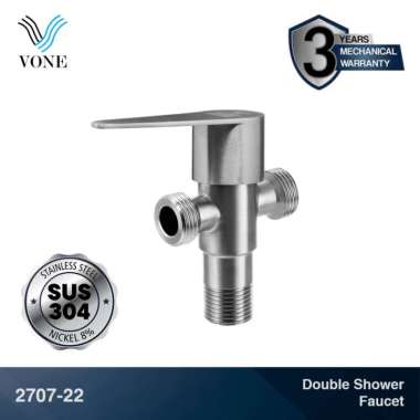 VONE Kran Shower Bidet Jetshower Stop Keran Toilet Kloset Mandi Stainless SUS 304 2707-22