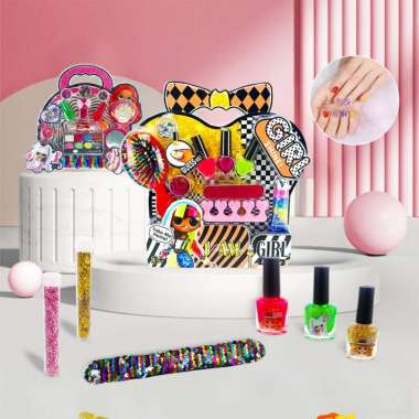 SK-M98 Mainan Anak Perempuan Make Up Kutek Set Mainan Anak Cewek Cat Kuku Nail Polish Manicure Toy O
