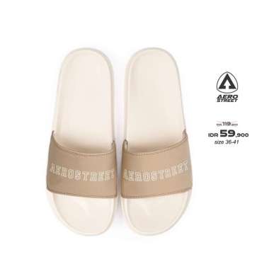 Aerostreet 36-41 Celine Natural Beige - Sandal Slip On BABAA 41