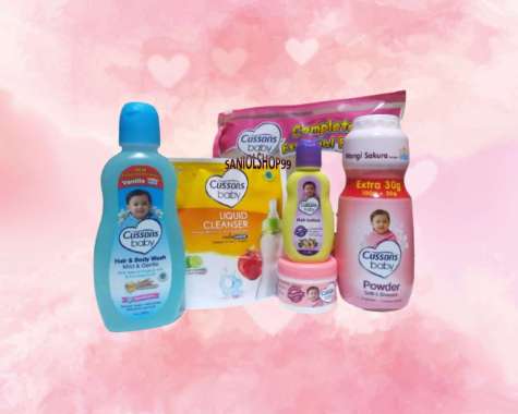 Paket cussons baby set large bag BESAR paket bedak bayi paket Cussons Baby PINK