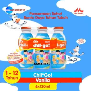 Promo Harga Morinaga Chil Go UHT Vanila 130 ml - Blibli