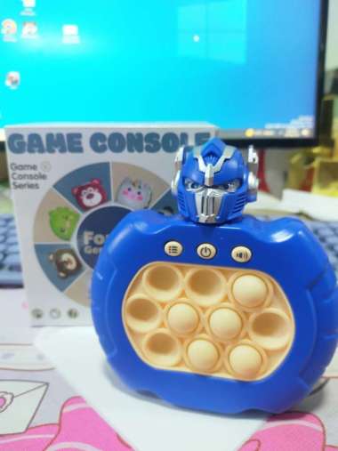 Pop It Sensory Toy Elektronik elektrik electronic nyala fast push OPTIMUS PRIME