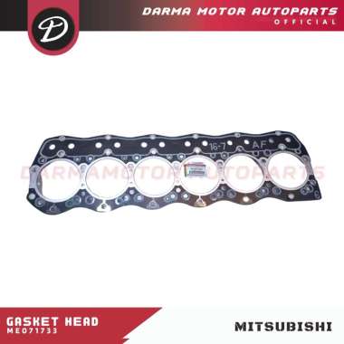 Gasket Packing Cylinder Head Kop Deksel Mitsubishi FUSO 6D16 PS190 FM517 Fighter ME071733 Asli Origi