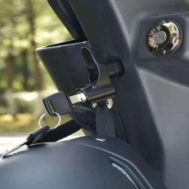 Gantungan Stang Kunci Motor Helm Pengaman Gembok Lock Hanger Universal