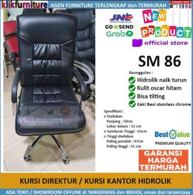 Kursi Kantor Kursi Direktur Kursi Manager Kursi Putar Hidrolik SM 86