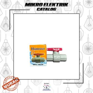 StopKran / Stop Kran Ball Valve / BallValve 1/2" (Inch) PVC Hamster