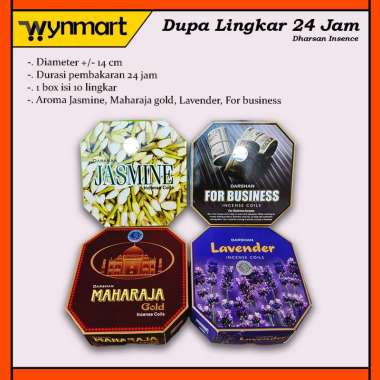 Dupa Lingkar 24 jam Dharsan Incense Maharaja Gold
