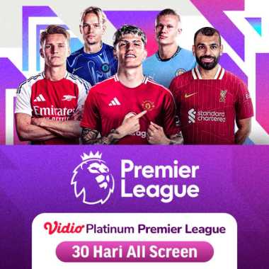 Vidio.com - Platinum + Premier League 30 Hari All Screen