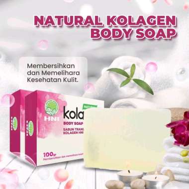 Sabun HNI Kolagen Body Soap Sabun Tranparan Kolagen