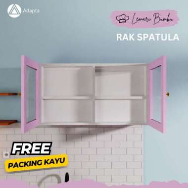 Rak Dinding Minimalis Gantung - Rak Dinding Lemari Bumbu Dapur - Rak Teflon Sutil Kitchen Set Minima