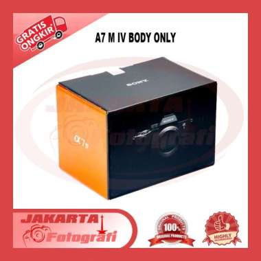 SONY ALPHA A7 MARK IV / SONY A7 IV BODY ONLY A7 MARK 4 MIRRORLESS RESMI PAKET STANDARD