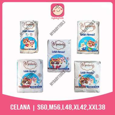 MOMBABY PANTS S54+6 M50+6 L42+6 XL36+6 XXL32+6 CELANA = XL36+6