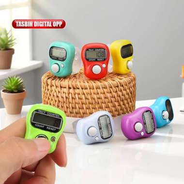 OEM ONE-C848 Tasbih Digital Mini OPP Tally Counter Alat Hitung Tasbeh Digital / Finger Counter Impor