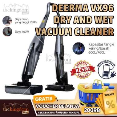 Deerma VX96 Dry and Wet Vacuum Cleaner Penyedot Debu Vakum Wireless