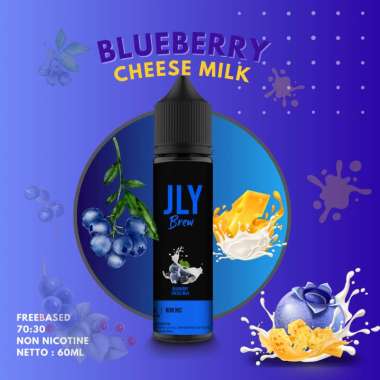 Boon Liquid freebase 70:30 Mod use JLY Brew 60ml tersedia 10 varian rasa Blueberry Cheeze Milk