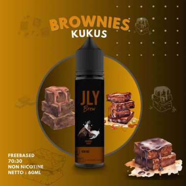 Boon Liquid freebase 70:30 Mod use JLY Brew 60ml tersedia 10 varian rasa Brownies Kukus
