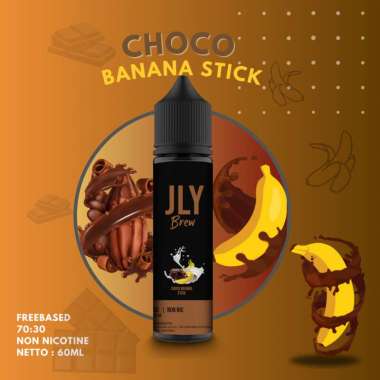 Boon Liquid freebase 70:30 Mod use JLY Brew 60ml tersedia 10 varian rasa Choco Banana Stick