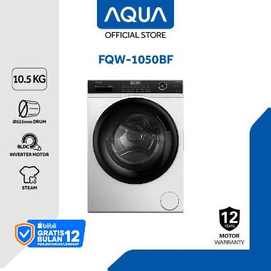 Aqua Elektronik FQW-1050BF Mesin Cuci Front Loading - 10.5 Kg - With Hijab Mode