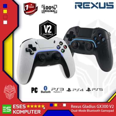 Gamepad Rexus GX300 GX-300 V2 Bluetooth Wireless | Joystick Controller White