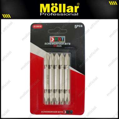 HDT Mata Bor Obeng PH2 65 mm Plus Plus Screwdriver Bit Set - 1 Set