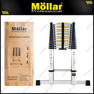 MOLLAR Tangga Lipat Teleskopik 6 Meter - Single Telescopic Ladder