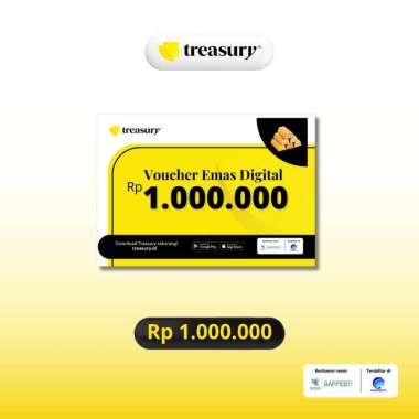 Treasury - Voucher Emas Fisik Rp1.000.000 -