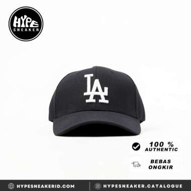Topi MLB LA WHITE BLACK CAP 100% ORIGINAL