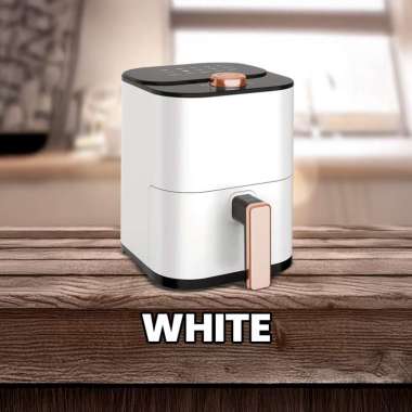 Goto Alvin Air Fryer 3.5L Mesin Penggorengan Tanpa Minyak Anti Lengket WHITE