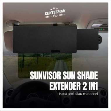 Sunvisor Sun Shade Extender 2 in 1 Kaca Sun Visor Anti Silau Matahari Sunvisor