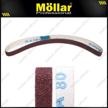 MOLLAR Grit 80 Mata Amplas Sabuk Adaptor Belt Sander Gerinda - Satuan