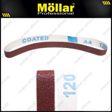 MOLLAR Grit 120 Mata Amplas Sabuk Adaptor Belt Sander Gerinda - Satuan