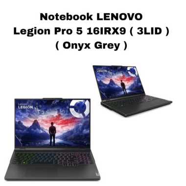 LAPTOP LENOVO LEGION PRO 5 16IRX9 ( 3LID ), Onyx Grey Business Black