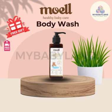 Moell Bubbles Bubbles Everywhere Body Wash 185gr/ Sabun bayi / Sabun natural organik / SLS free/ Saf