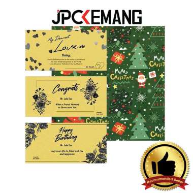 JPC KEMANG Kertas kado dan Kartu Ucapan Natal 2