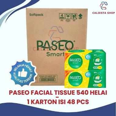 Paseo Smart Facial Tissue 540 Sheets - 3 Ply [48 Pcs/ 1 Karton]