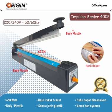 Alat Pres Plastik 400 / Alat Perekat Plastik / Impulse Sealer 40 CM