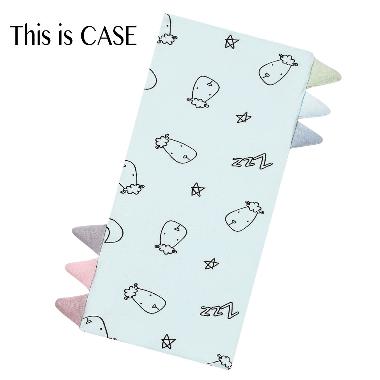 Baa Baa Sheepz Bed Time Buddy Case Sweet Dreams Baa Blue with Color Tag Medium