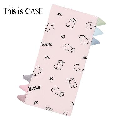 Baa Baa Sheepz Bed Time Buddy Case Sweet Dreams Baa Pink with Color Tag Jumbo