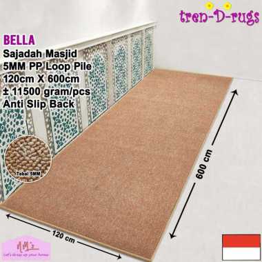 Tren-D-rugs Karpet sajadah masjid roll polos permadani modern alas lantai ruang tamu kamar tidur bul