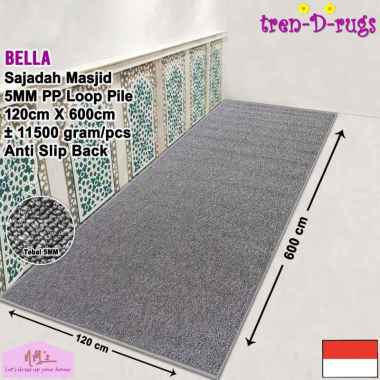 Tren-D-rugs Karpet sajadah masjid roll polos permadani modern alas lantai ruang tamu kamar tidur bul
