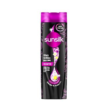 Promo Harga Sunsilk Shampoo Black Shine 160 ml - Blibli