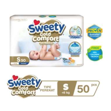 Promo Harga Sweety Comfort Gold S50 50 pcs - Blibli