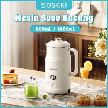 SOSEKI Soymilk Maker / Mesin Susu Kacang Multifungsi 600ML / Blender Multifungsi / Mixer Multi-Funct