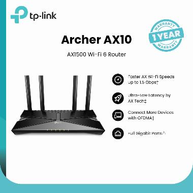 TP-LINK Archer AX10 AX1500 Wi-Fi 6 Router