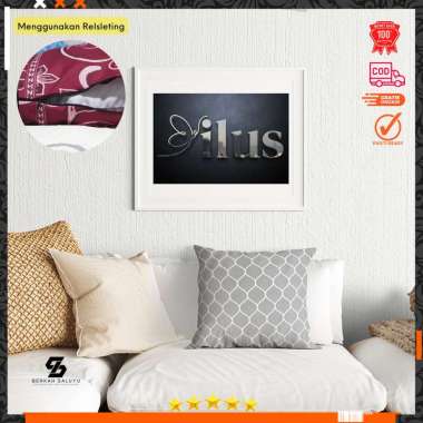 Sarung bantal kursi/Sarung Bantal Sofa Resleting Mewah Aesthetic Sarung Bantal Sofa 40x40cm Brick