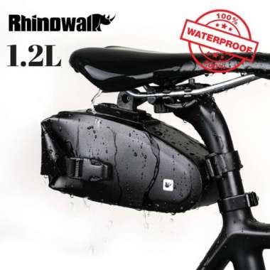 Tas Sadel Sepeda Rhinowalk 1.2L X20516 Saddle Bag Bike Waterproof Roadbike