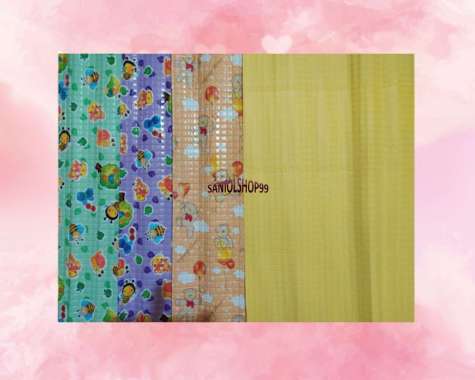 Perlak bayi BESAR jumbo KTS uk. 110 x 80 cm Ungu